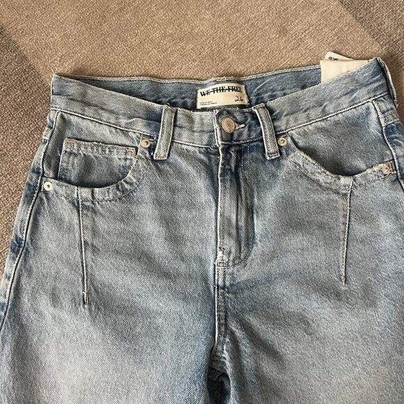 Free People We The Free Ghost Town Long Shorts NWT - Picture 9 of 9